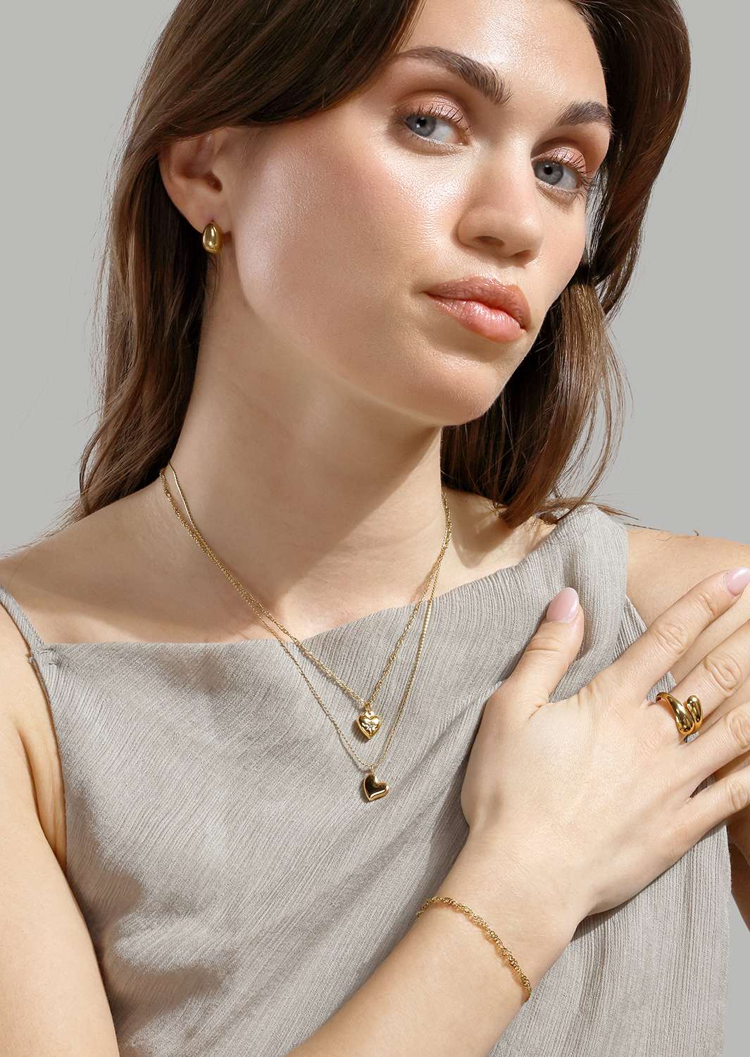 Collier Heartshine – 18k Gold Plated