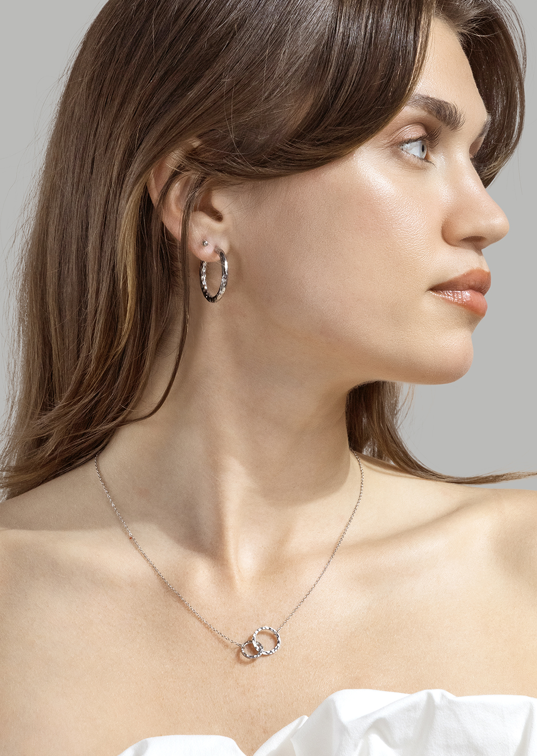Bracelet Rondo – Plaqué argent