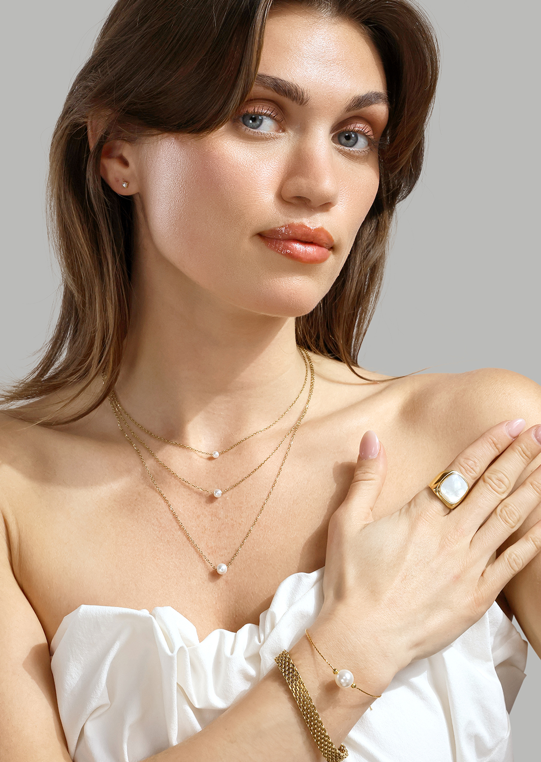 Bracelet Glowline - 18k Plaqué or