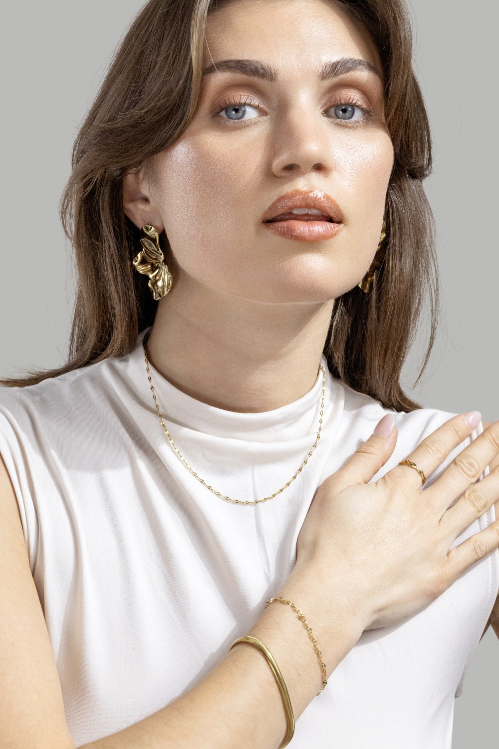 Collier Silhouette - 18k Plaqué or
