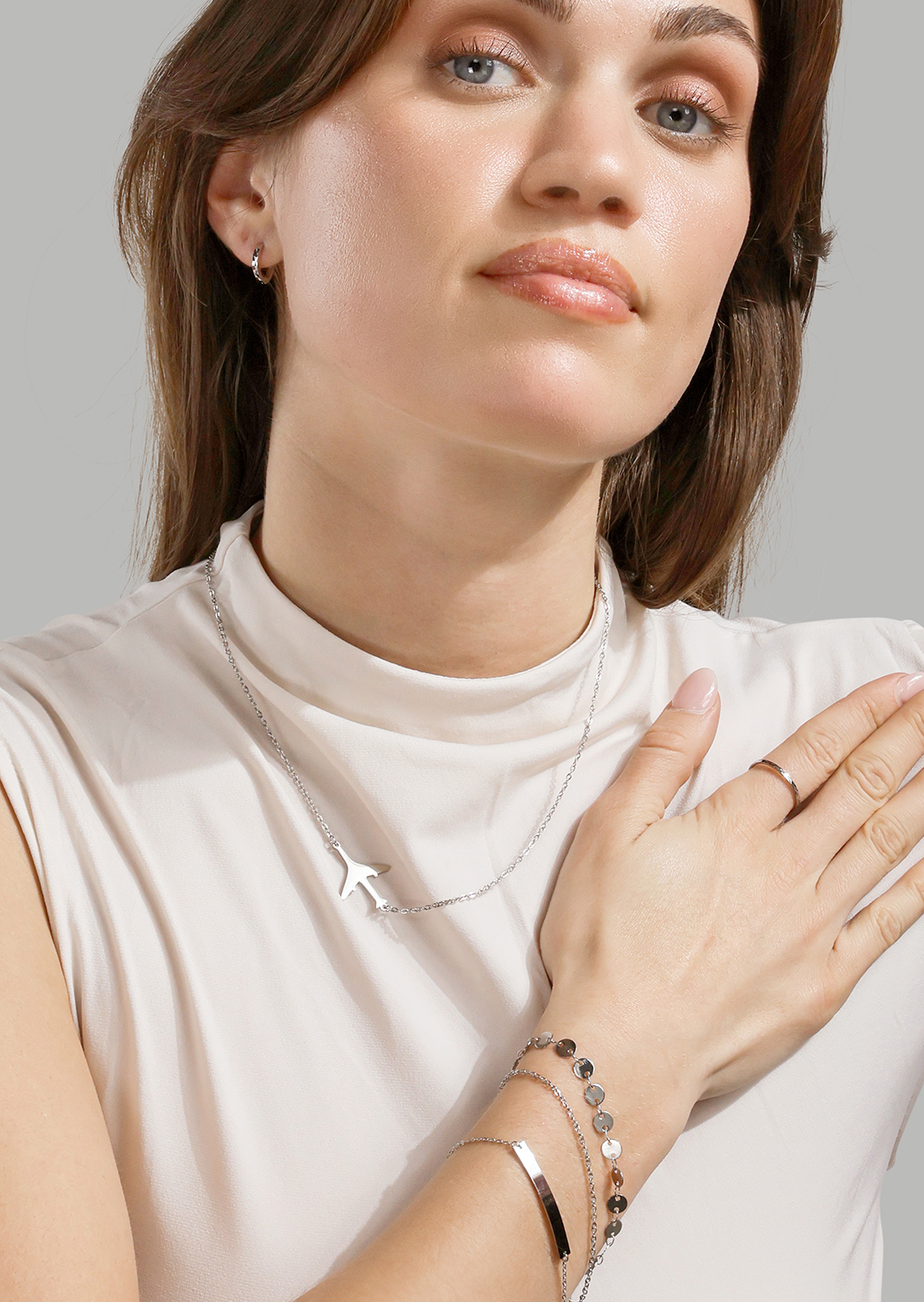 Anni Lu Boucles d’oreilles – Plaquées argent