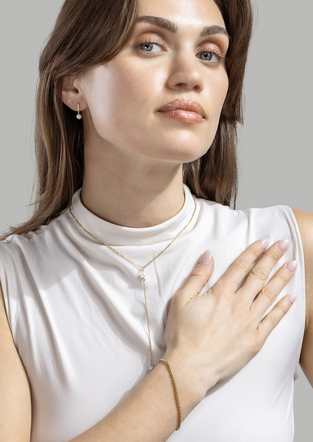 Collier Ocean Thread - 18k Plaqué or