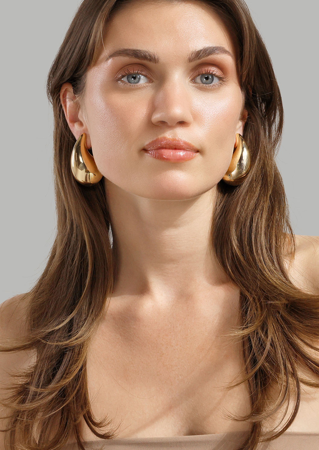 Boucle d’oreille Liquid Glow - 18k Plaquée or