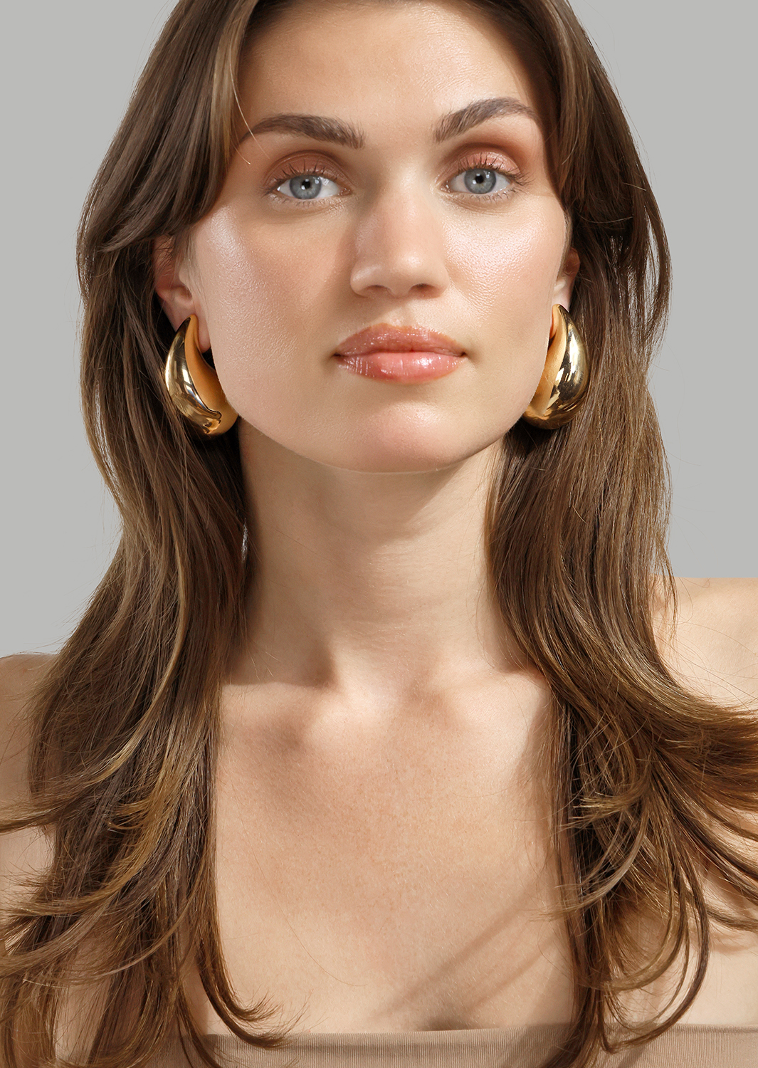 Boucle d’oreille Liquid Glow - 18k Plaquée or
