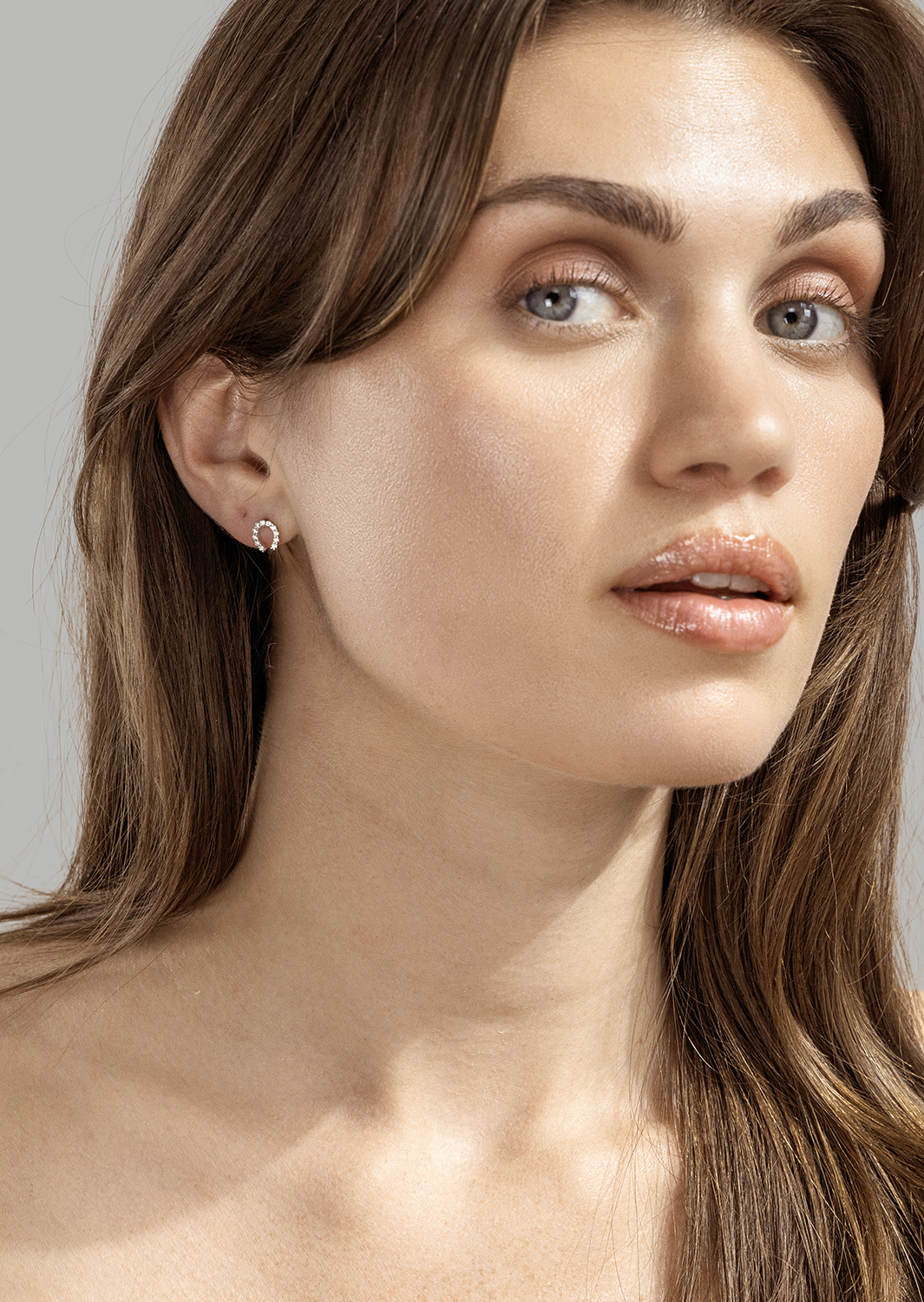 Boucle d’oreille Golden Hoof - Plaquée argent