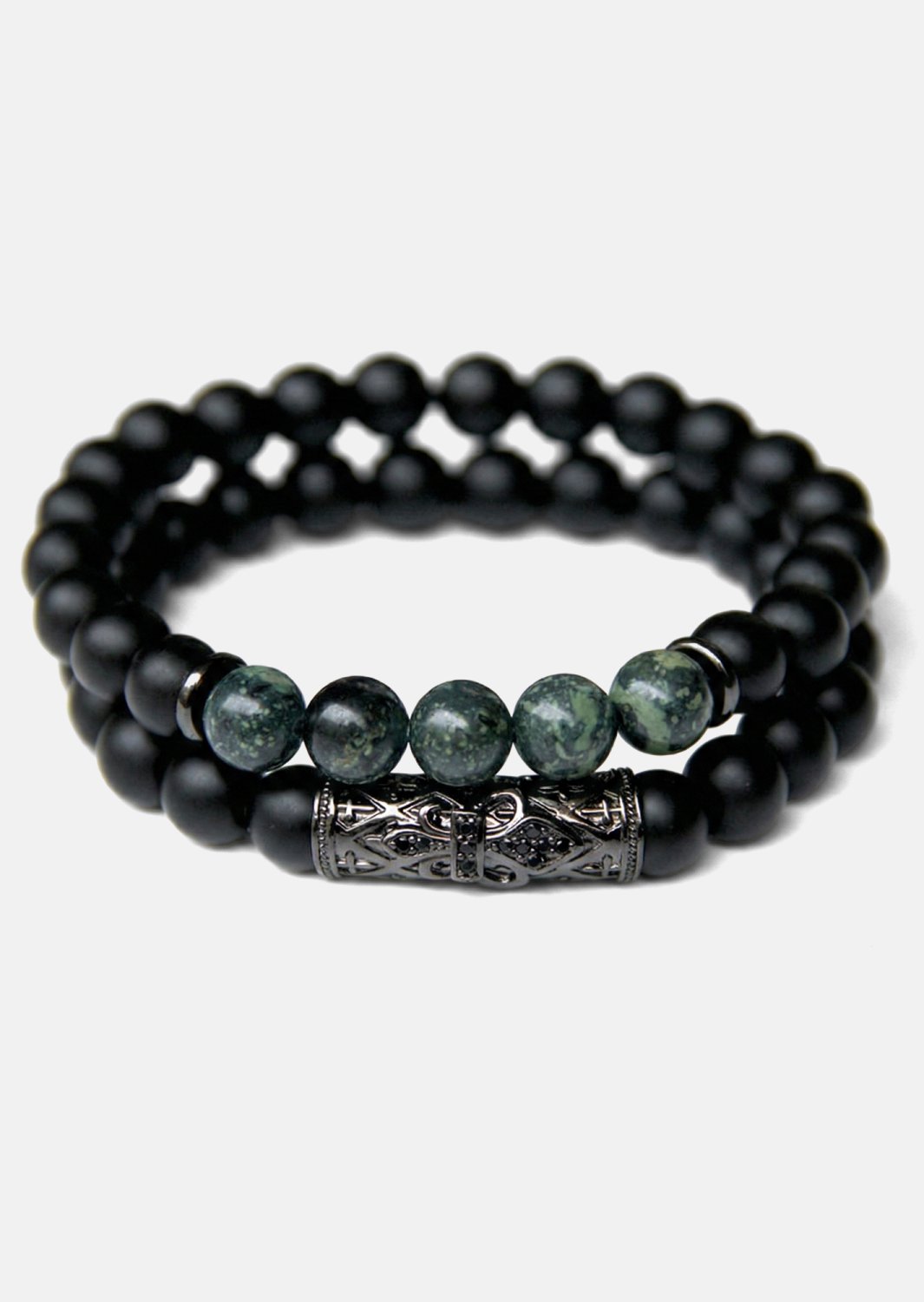 Bracelet perlé Shadow Charm