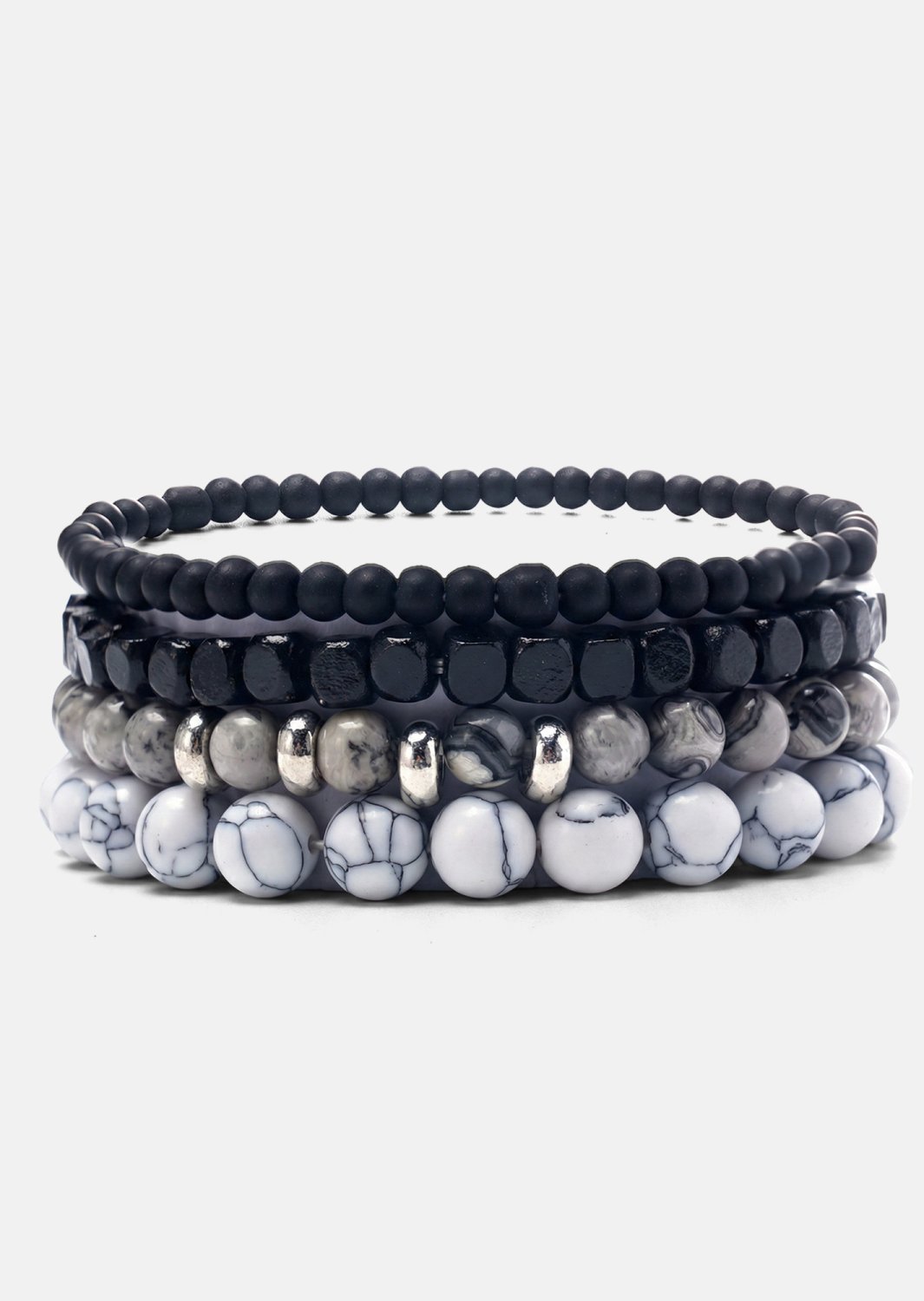 Bracelet perlé Ebon Majesty
