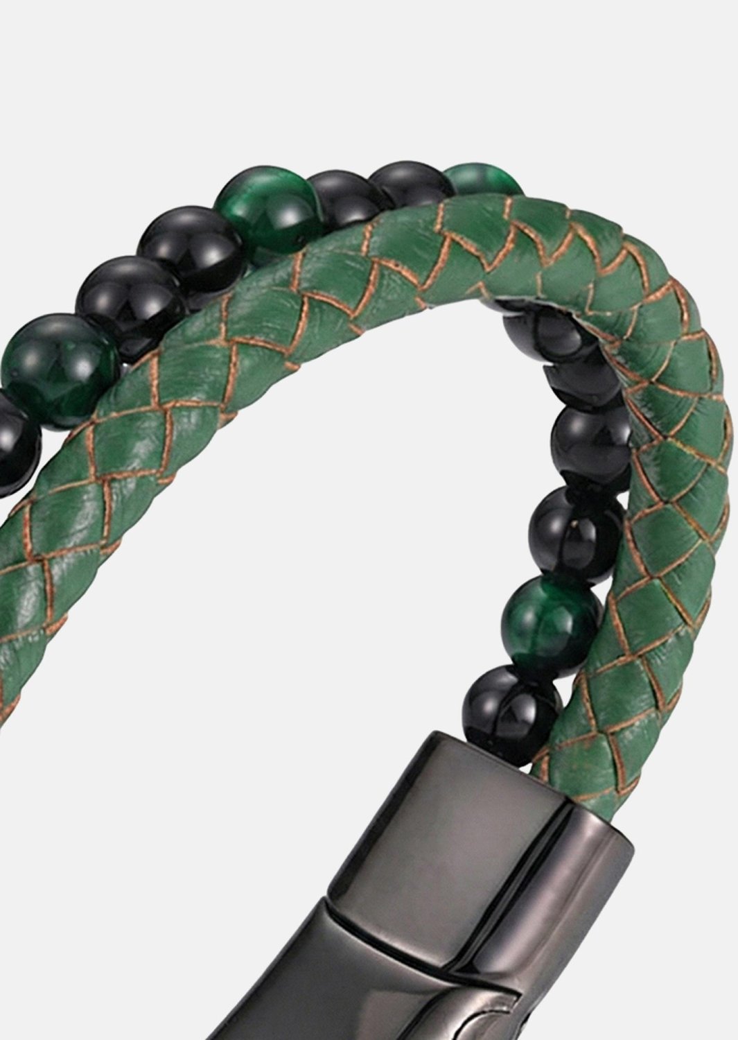 Bracelet en cuir Verdant Veil