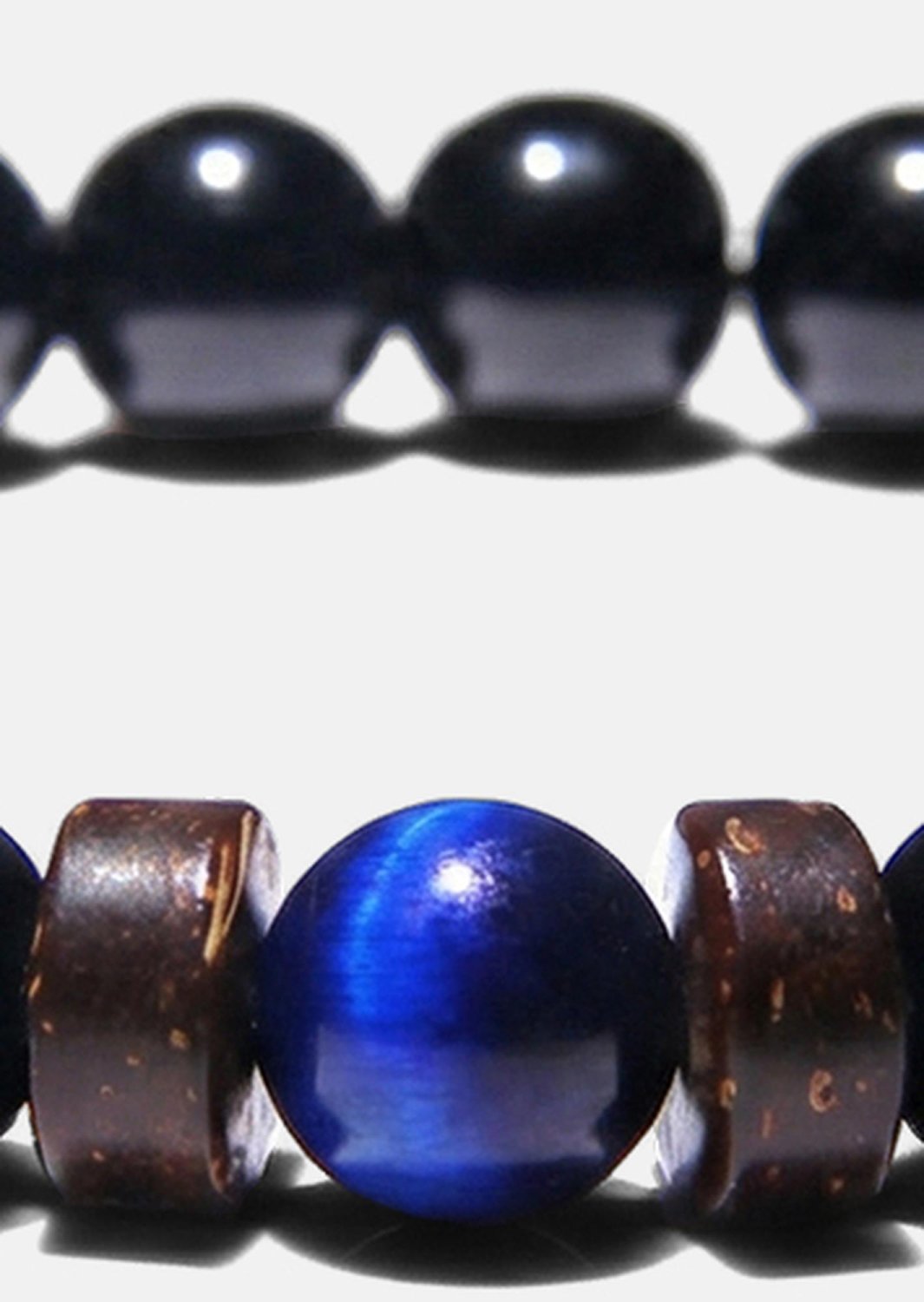Bracelet perlé Obsidian Axis