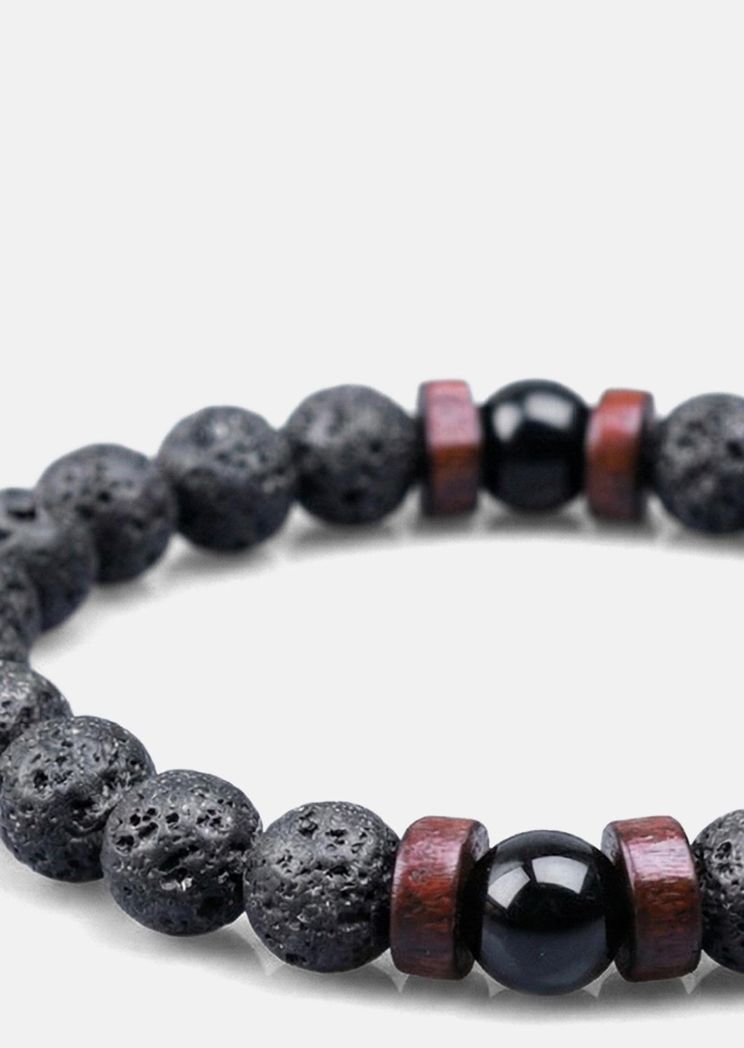 Bracelet perlé Obsidian Realm