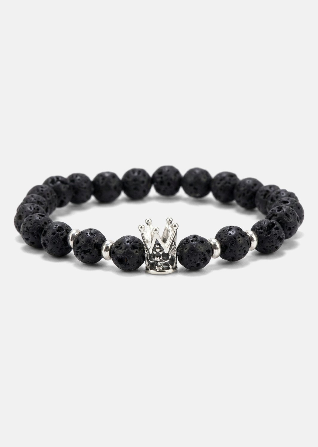 Bracelet perlé Lava Crown