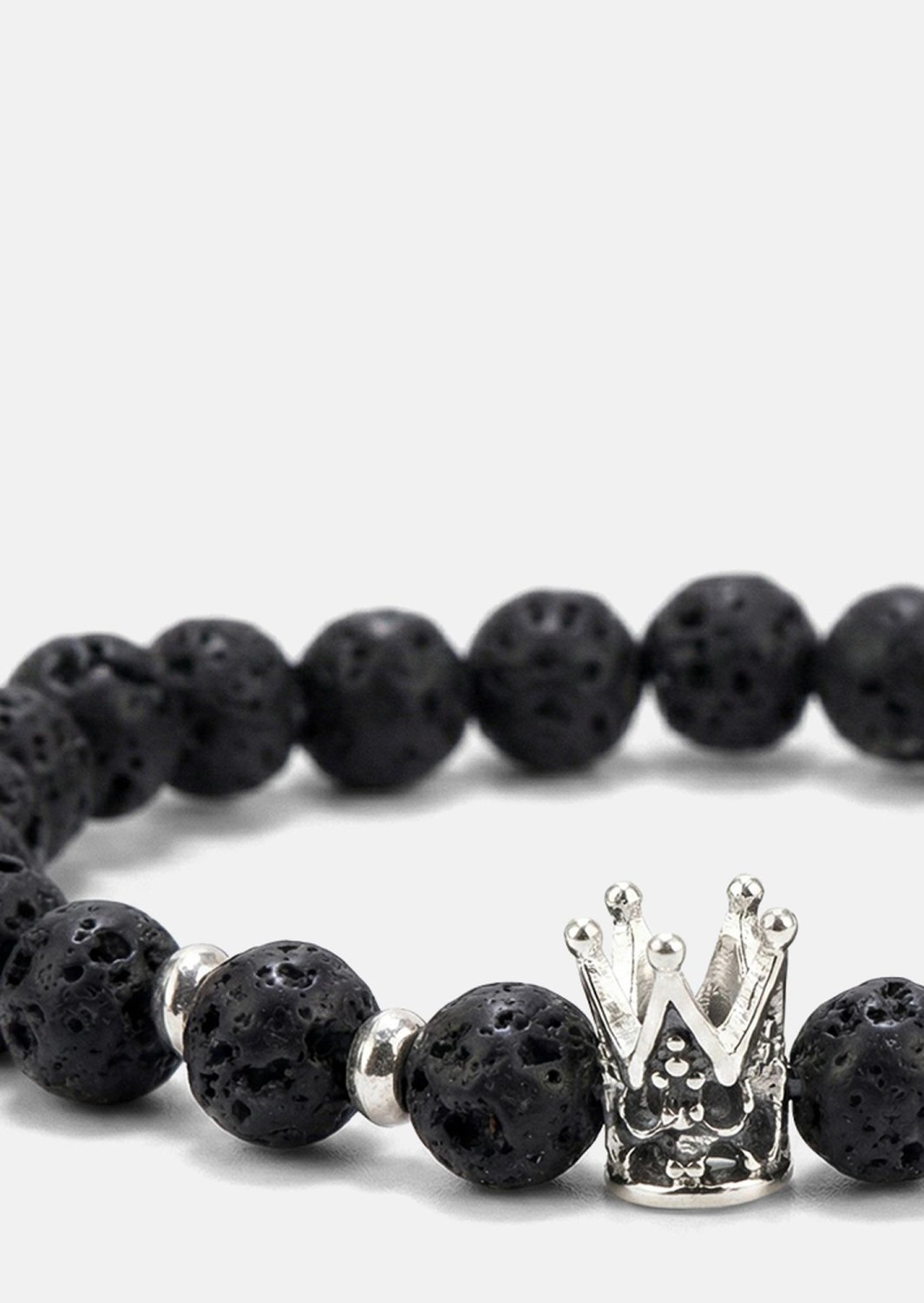 Bracelet perlé Lava Crown
