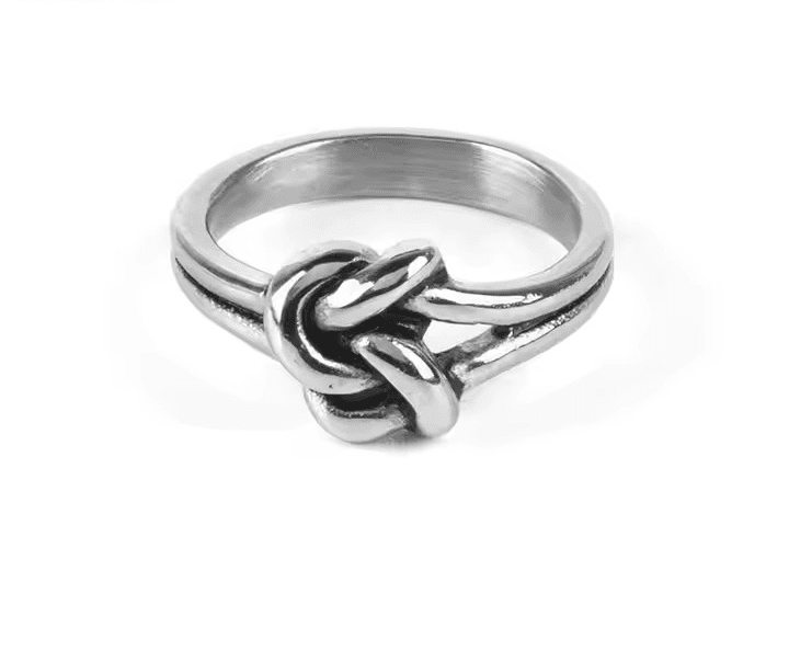 Bague Knot - Plaquée argent