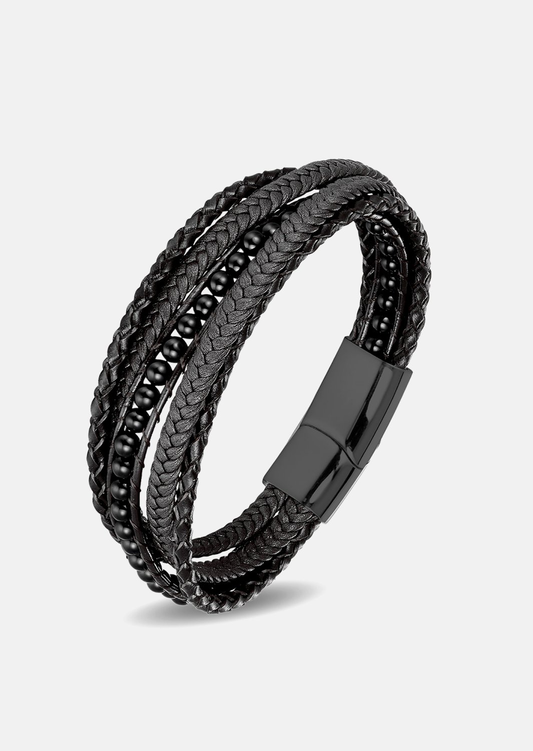 Bracelet en cuir Raven Echo