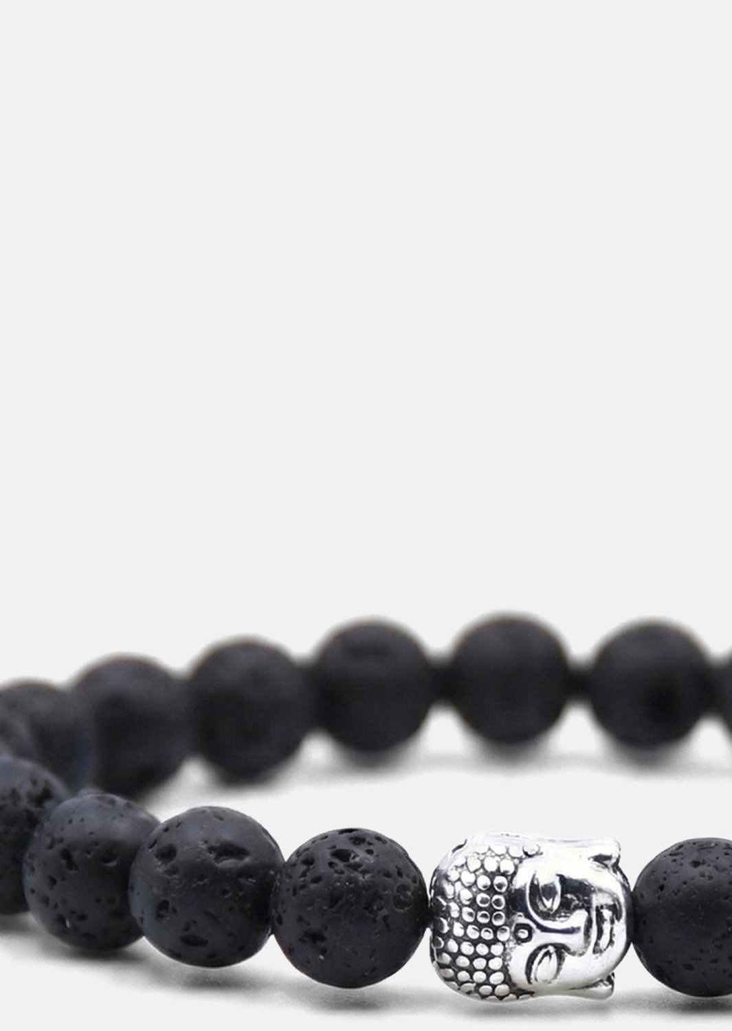Bracelet perlé Obsidian Aura