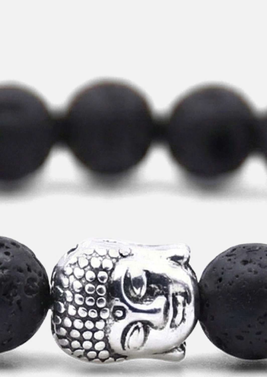Bracelet perlé Obsidian Aura