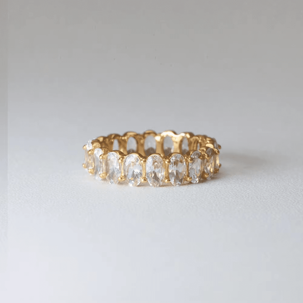 Bague Pearl Scylla - 18k Plaquée or