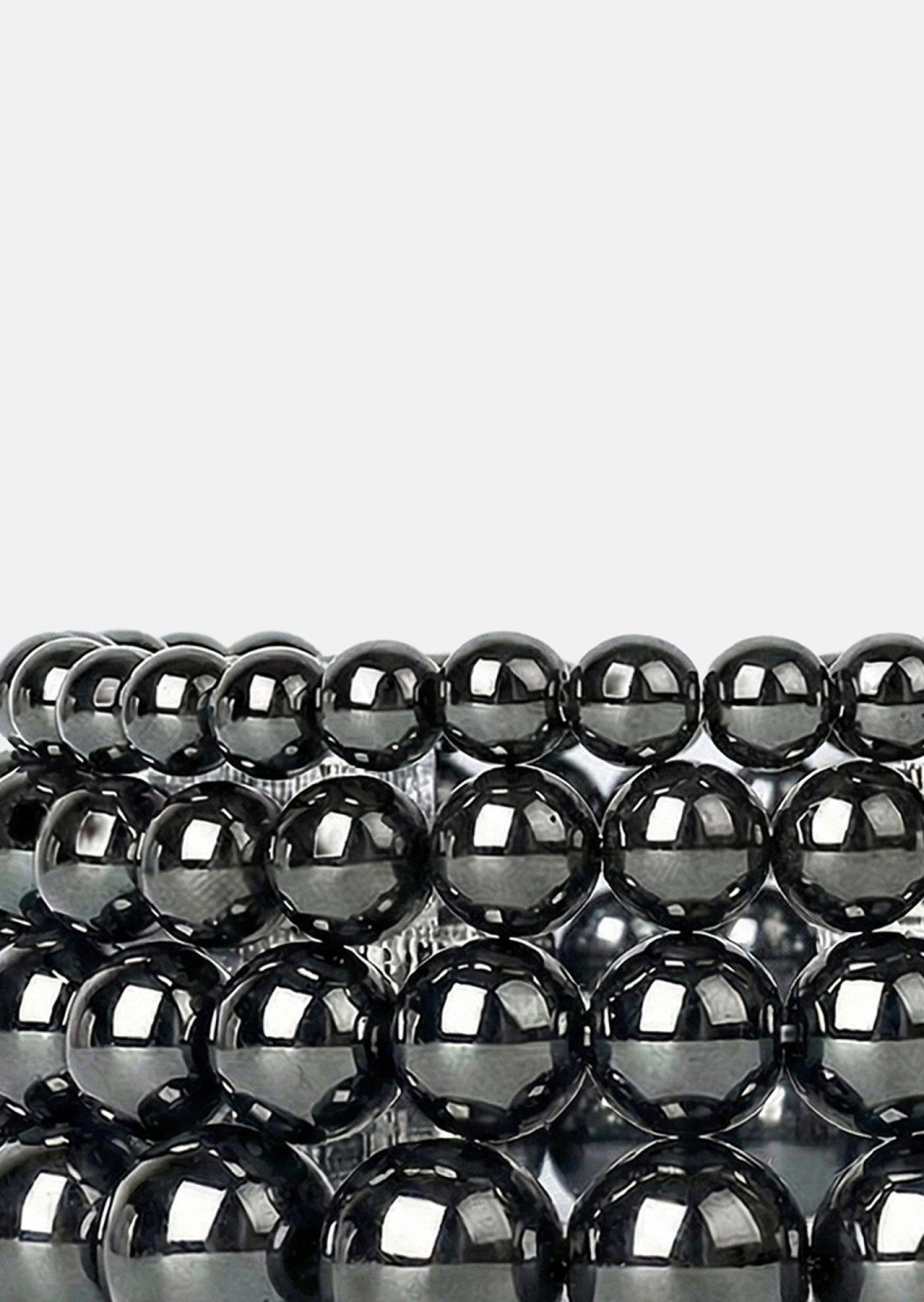 Bracelet perlé Obsidian Flow