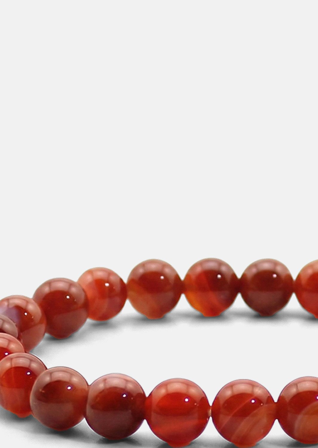 Bracelet perlé Crimson Aura