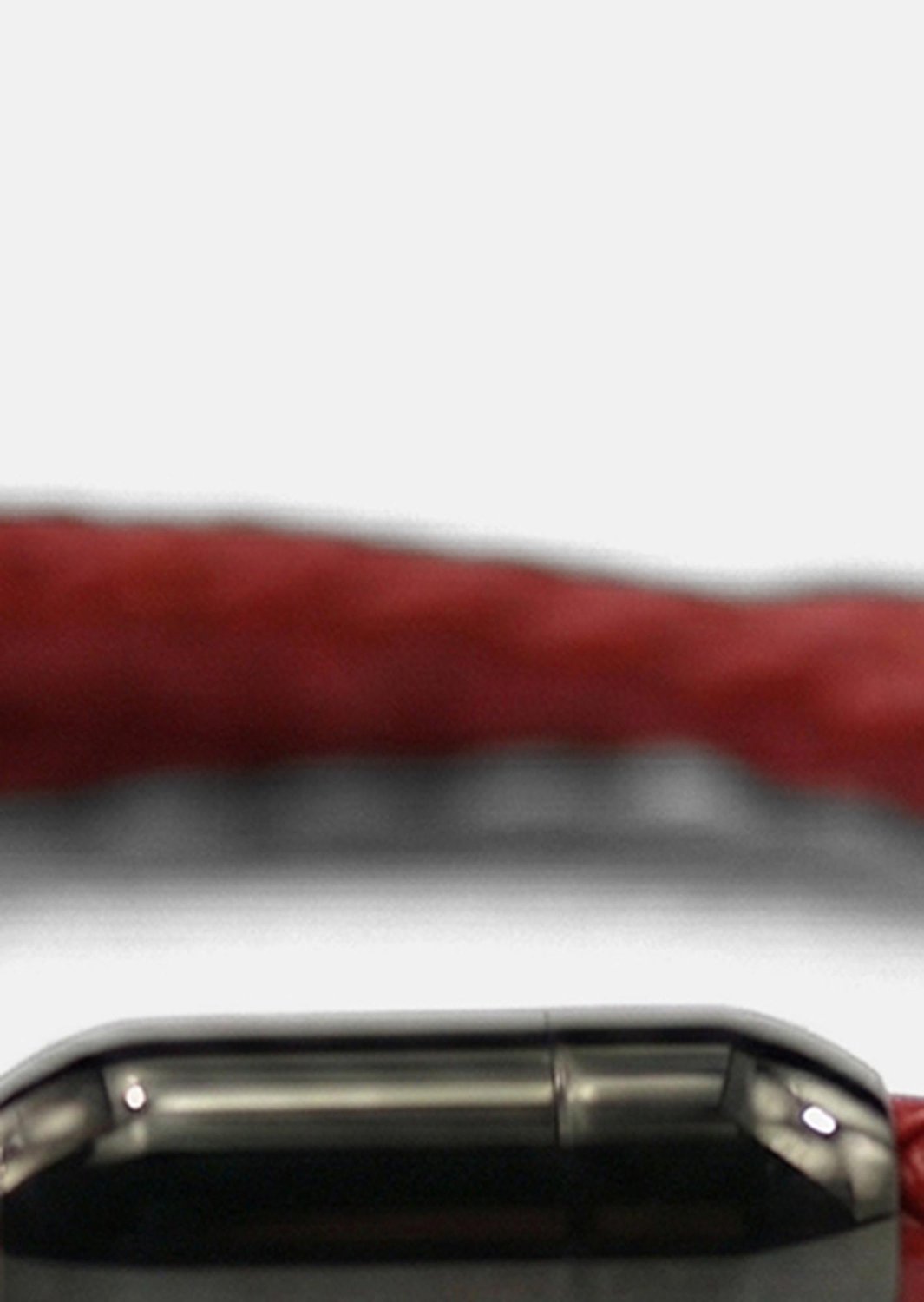 Bracelet en cuir Crimson Edge