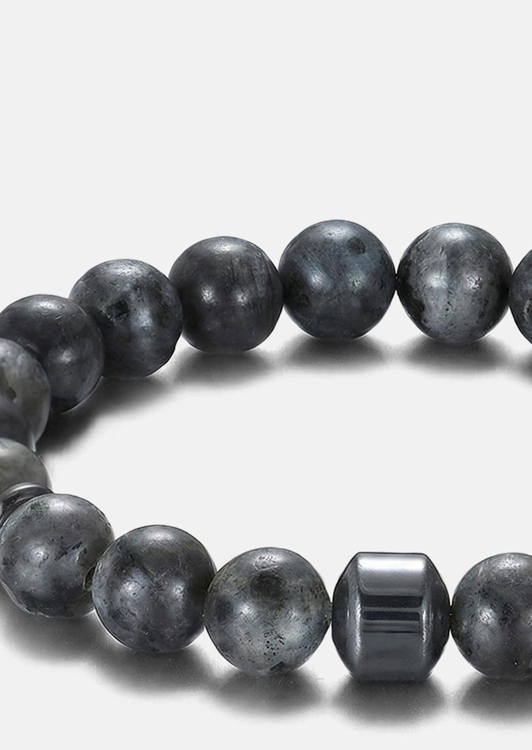 Bracelet perlé Obsidian Charm