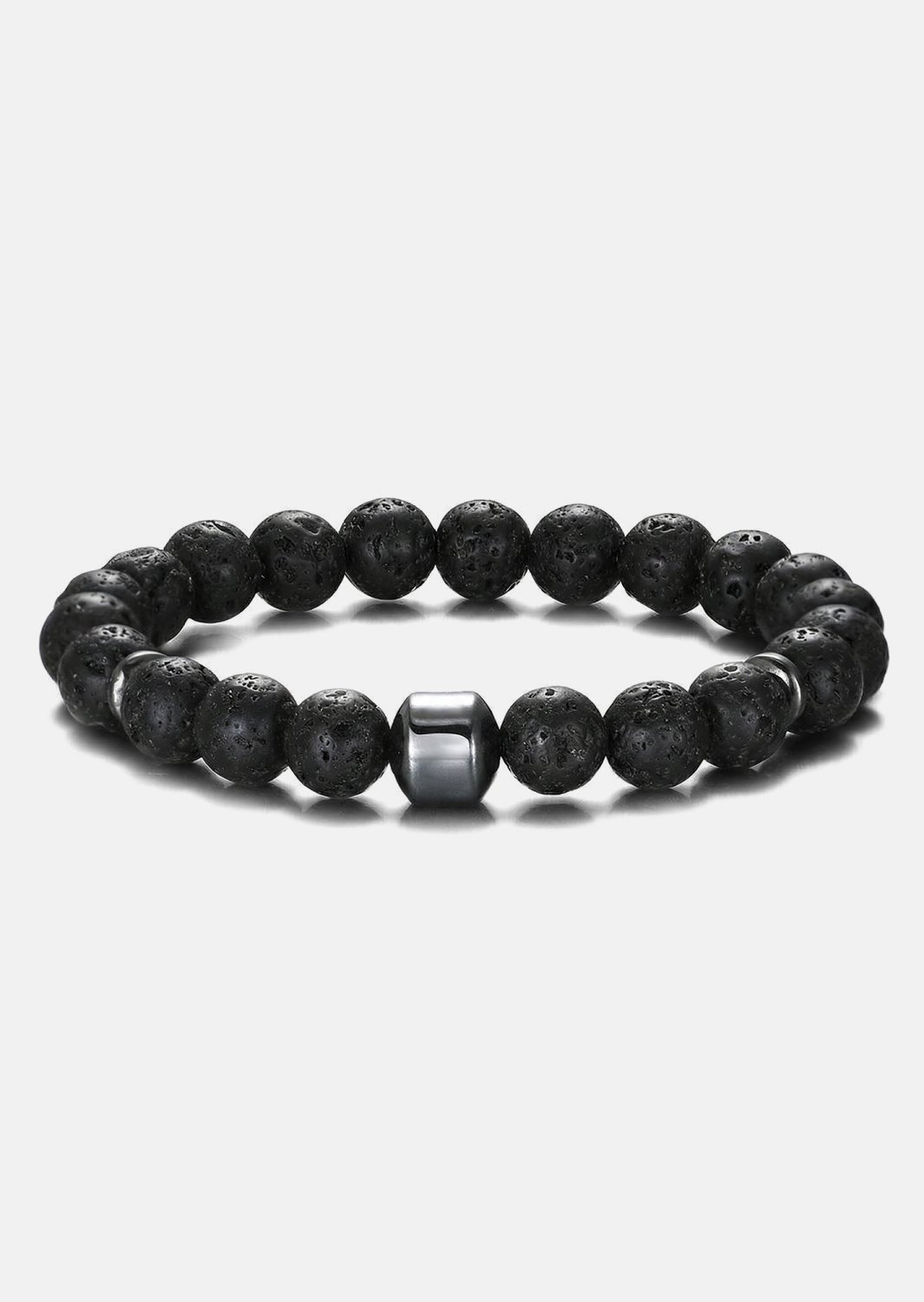 Bracelet perlé Lava Majesty