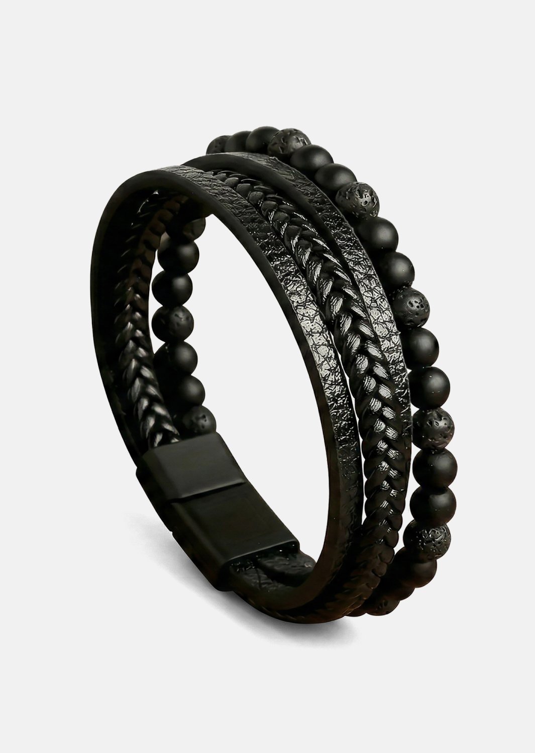 Bracelet en cuir Nightfall Bond