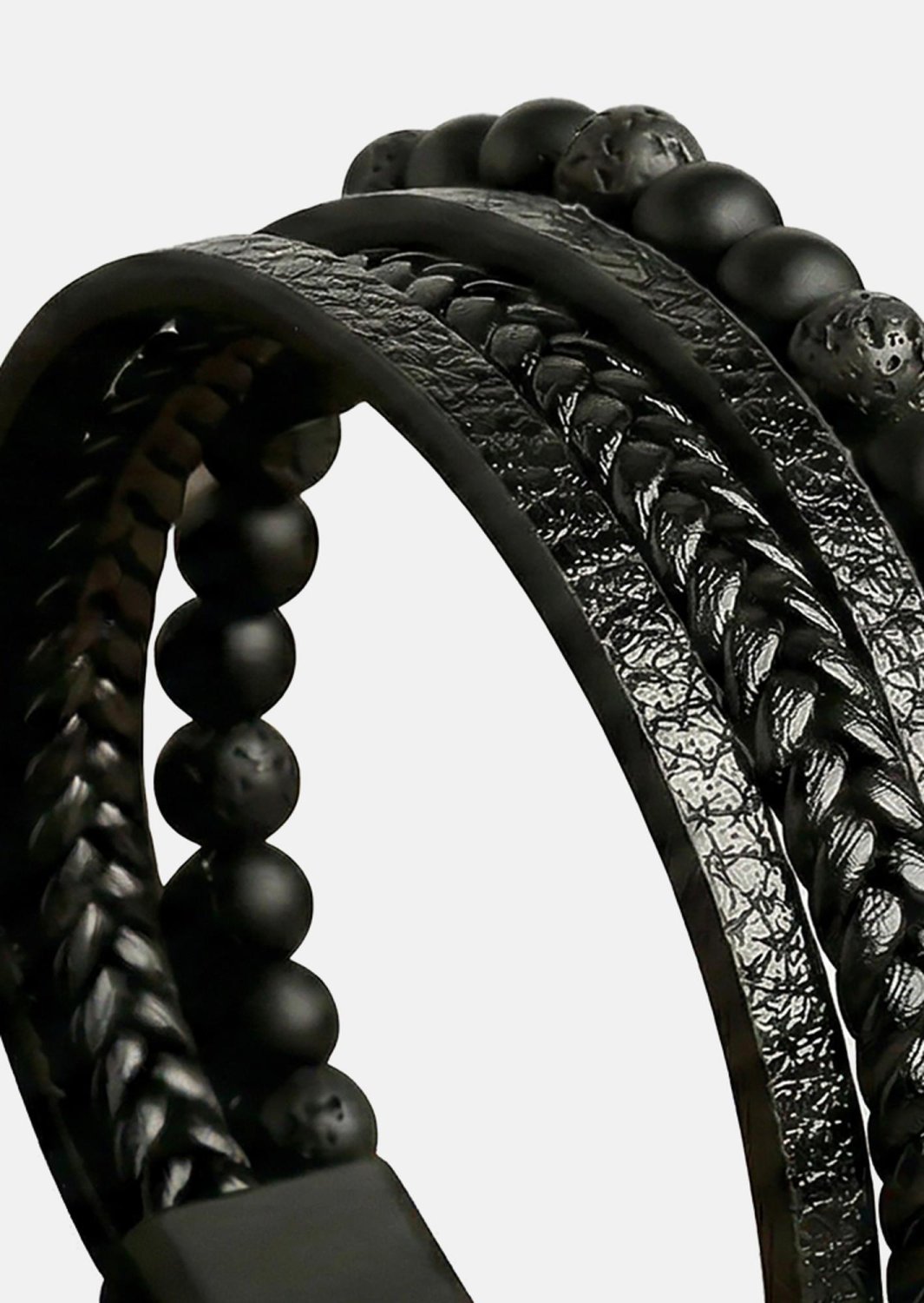 Bracelet en cuir Nightfall Bond