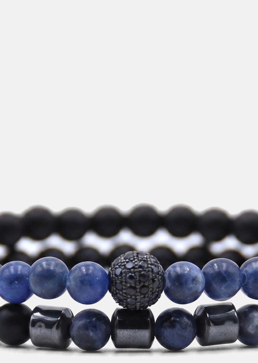 Bracelet perlé Midnight Echo