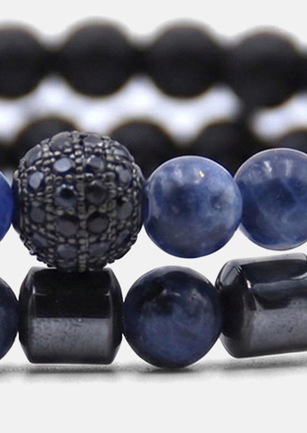 Bracelet perlé Midnight Echo