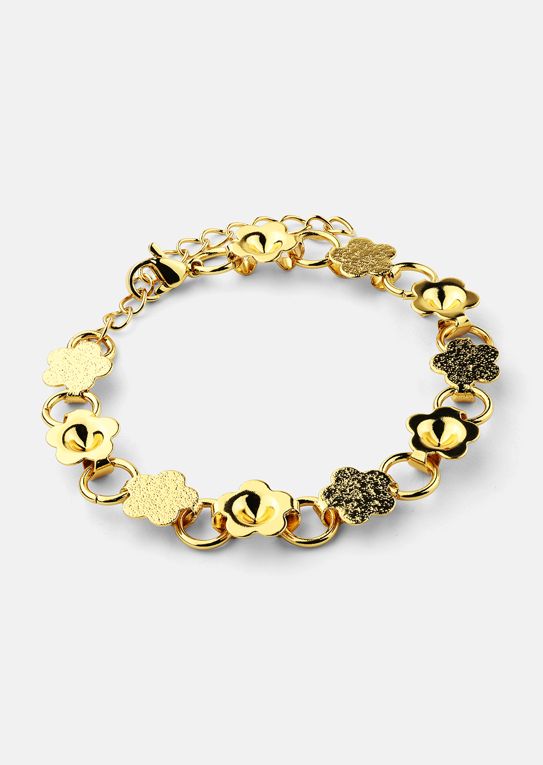 Bracelet Flora Link - 18k Plaqué or