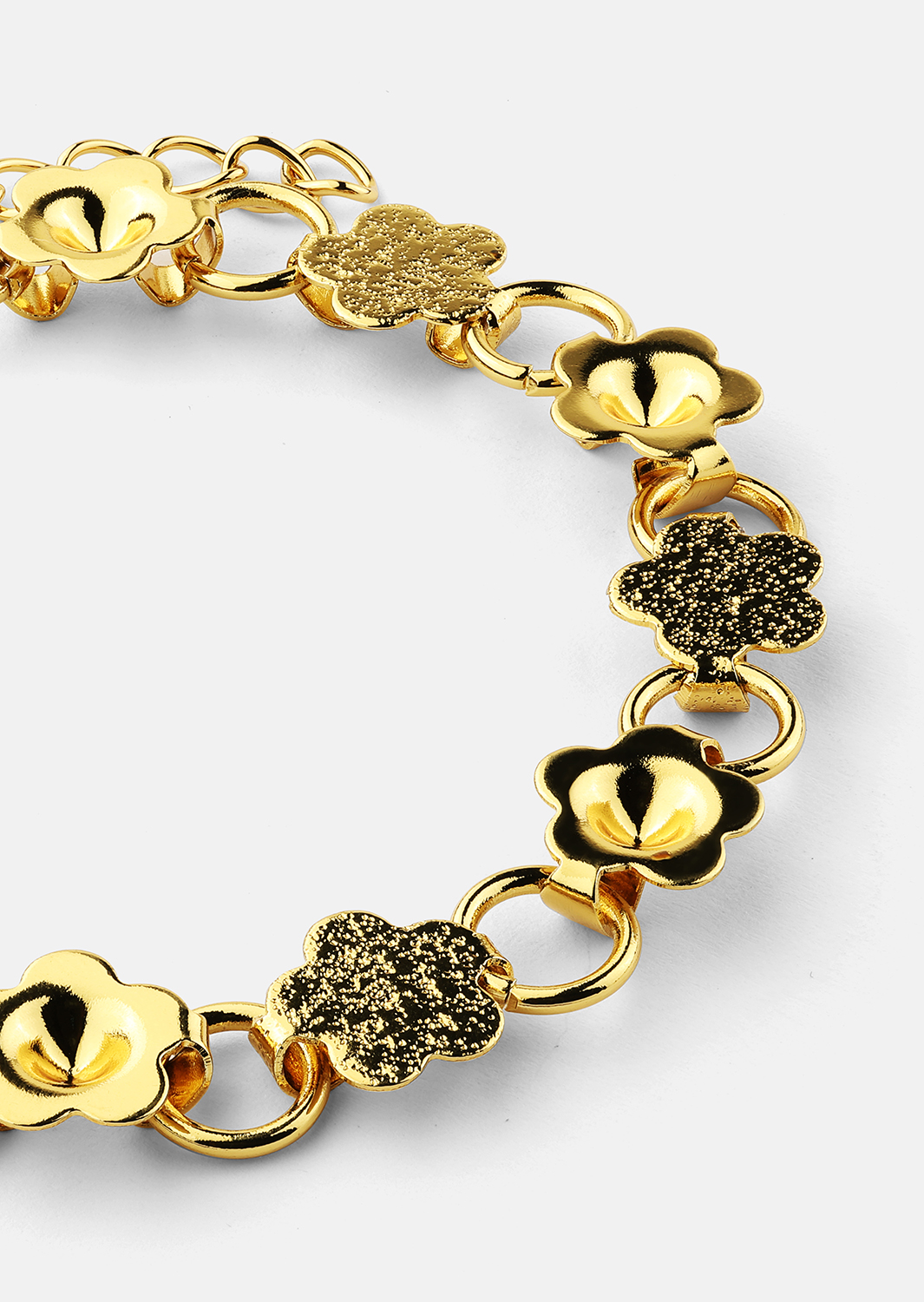 Bracelet Flora Link - 18k Plaqué or