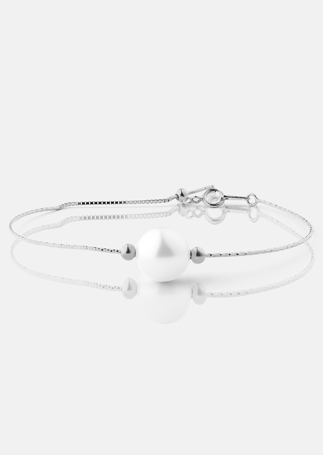 Bracelet Pearl Aura - Plaqué argent