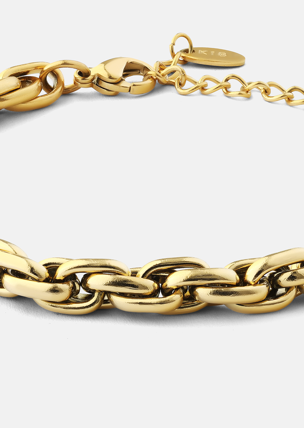 Bracelet Shine Link - 18k Gold Plated