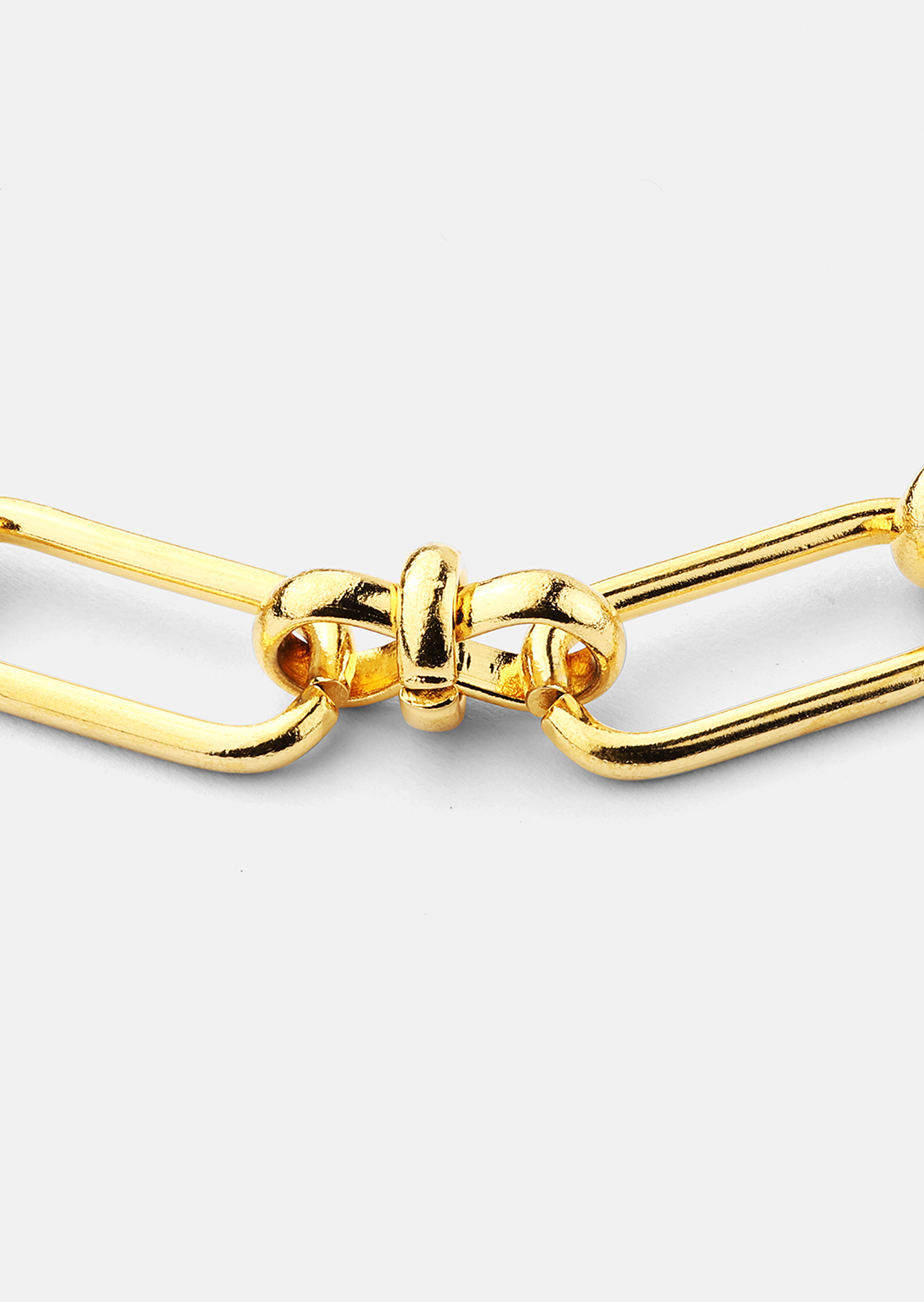 Bracelet Link Statement - 18k Plaqué or