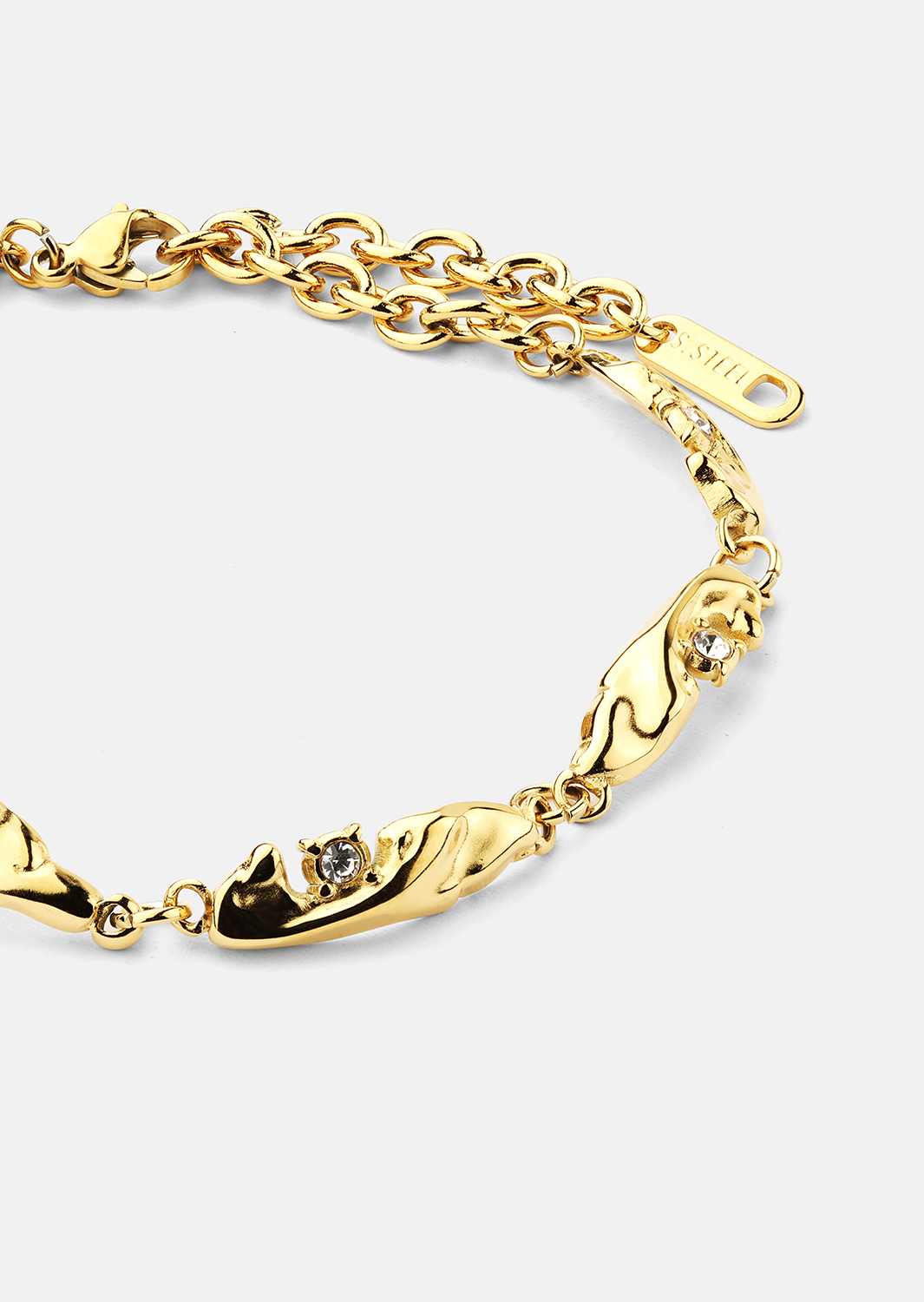 Bracelet Current - 18k Plaqué or
