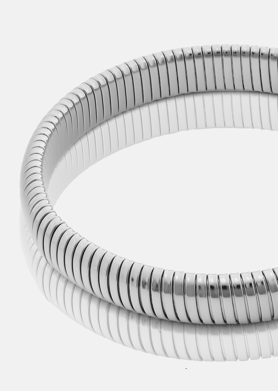 Bracelet Sculpted Coil - Plaqué argent