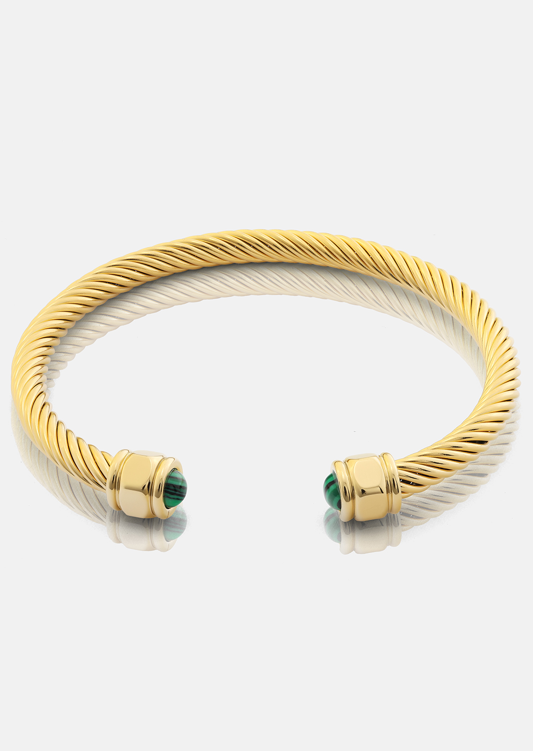 Bracelet Aumaura Green - 18k Plaqué or