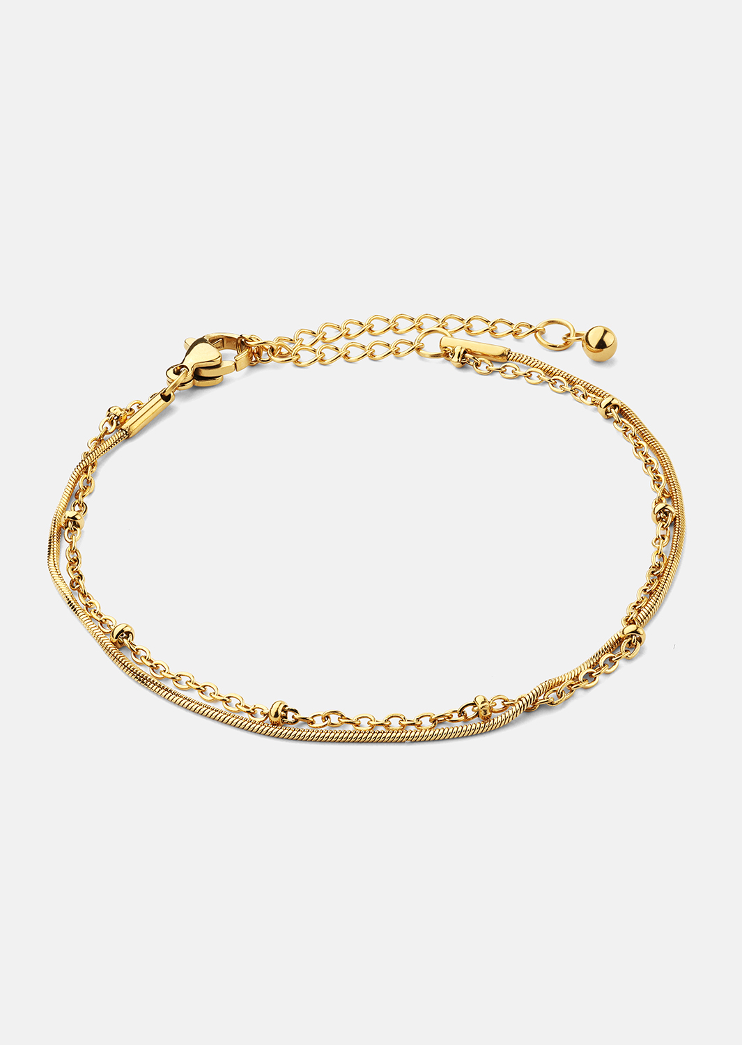 Bracelet Duo - 18k Plaqué or