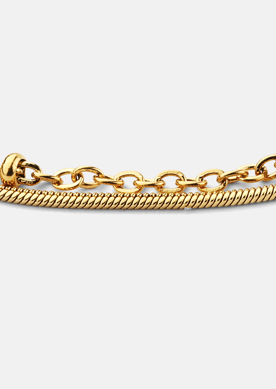 Bracelet Duo - 18k Plaqué or