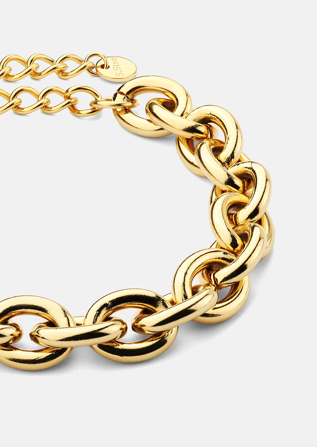 Bracelet Bold Chain - 18k Plaqué or
