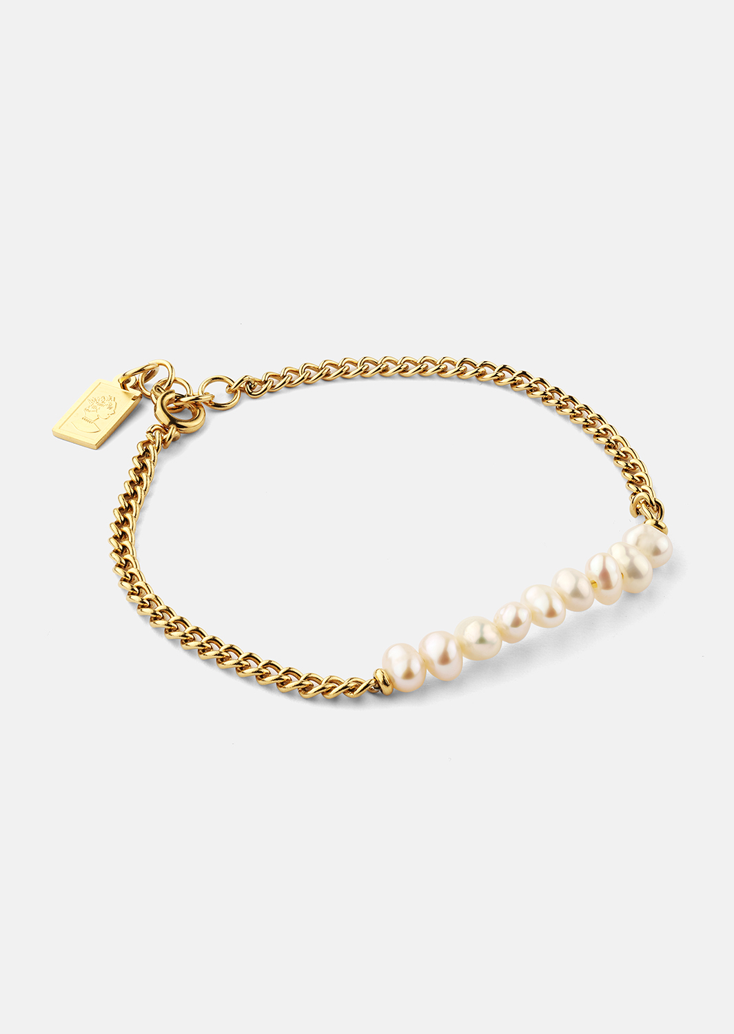 Bracelet Golden Pearl Chain - 18k Plaqué or
