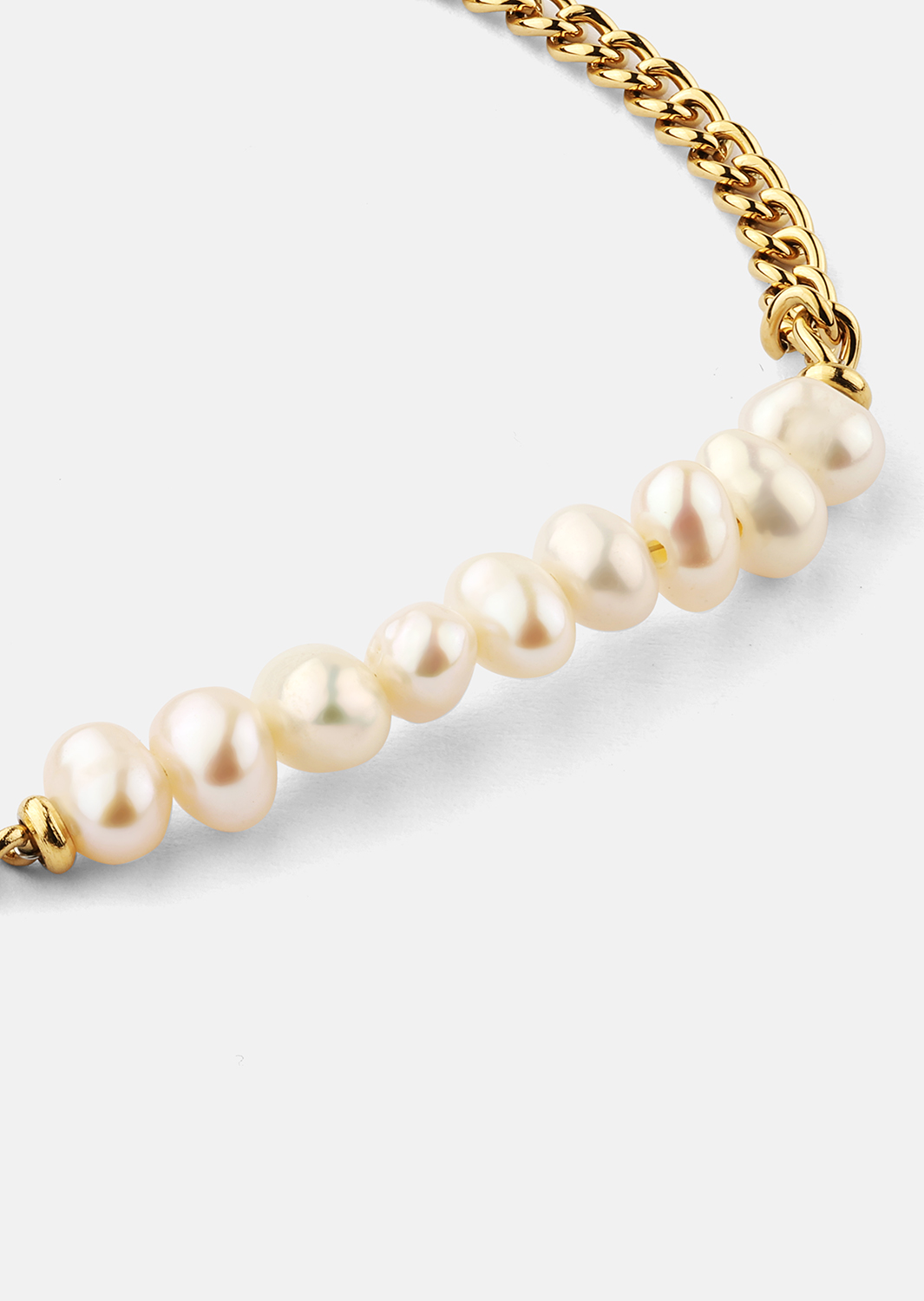 Bracelet Golden Pearl Chain - 18k Plaqué or