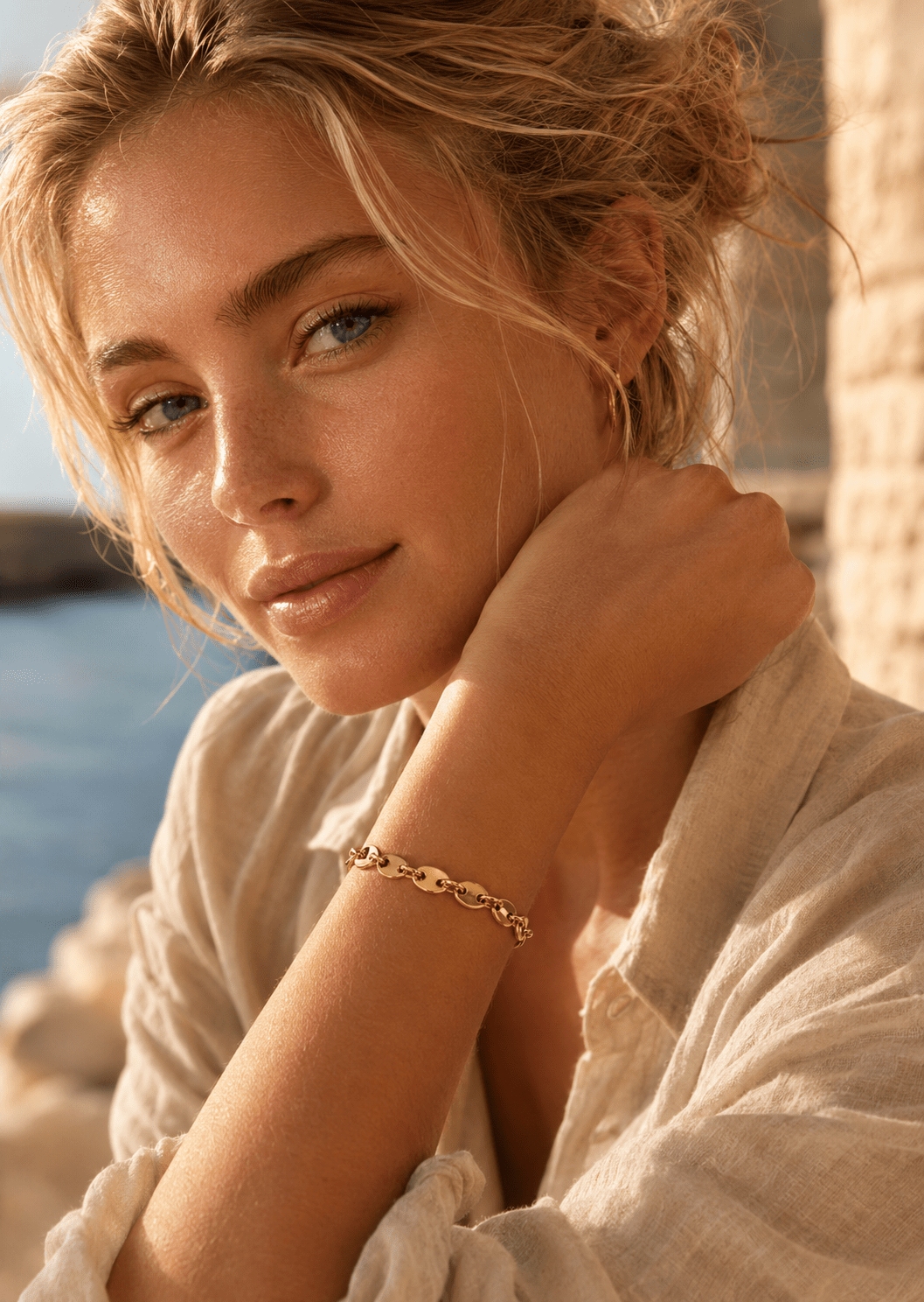 Bracelet Twist Bold - 18k Plaqué or