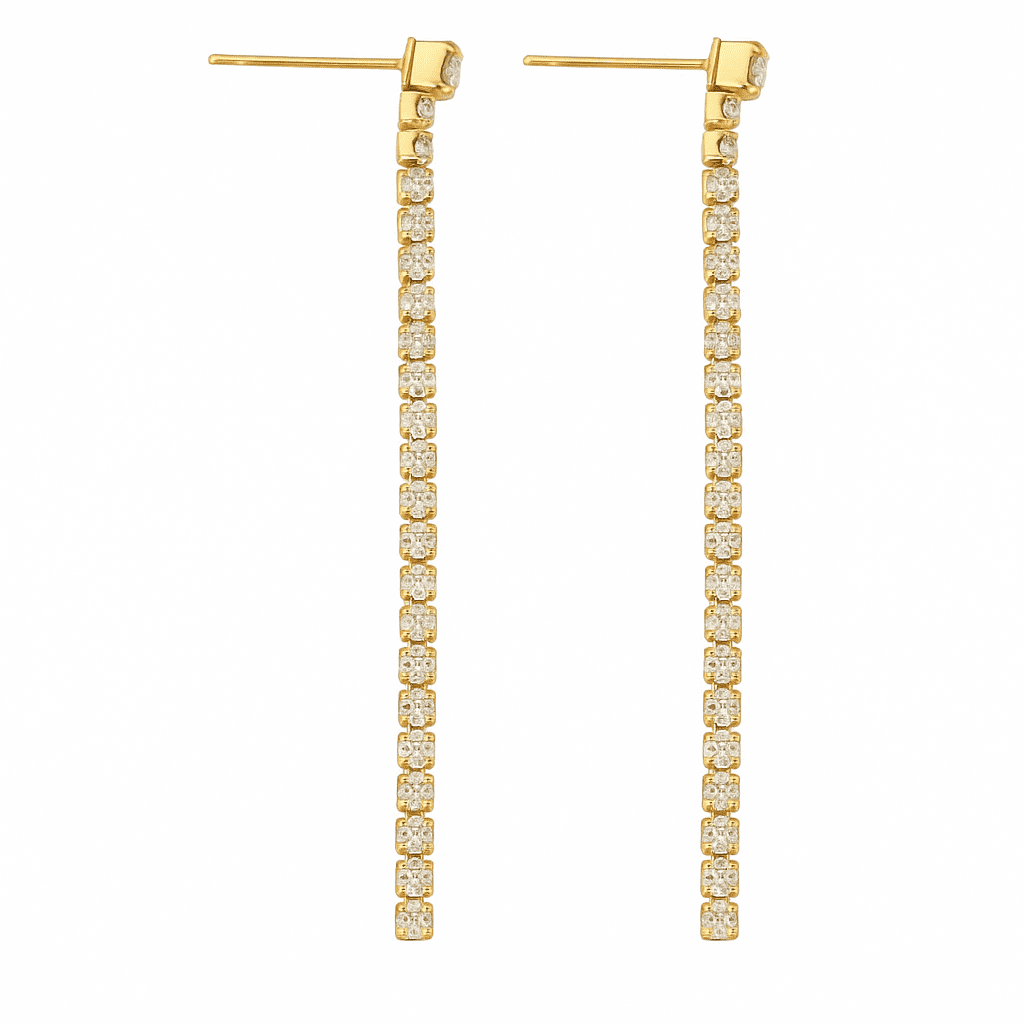 Boucle d'oreille Scala - 18k Plaquée or