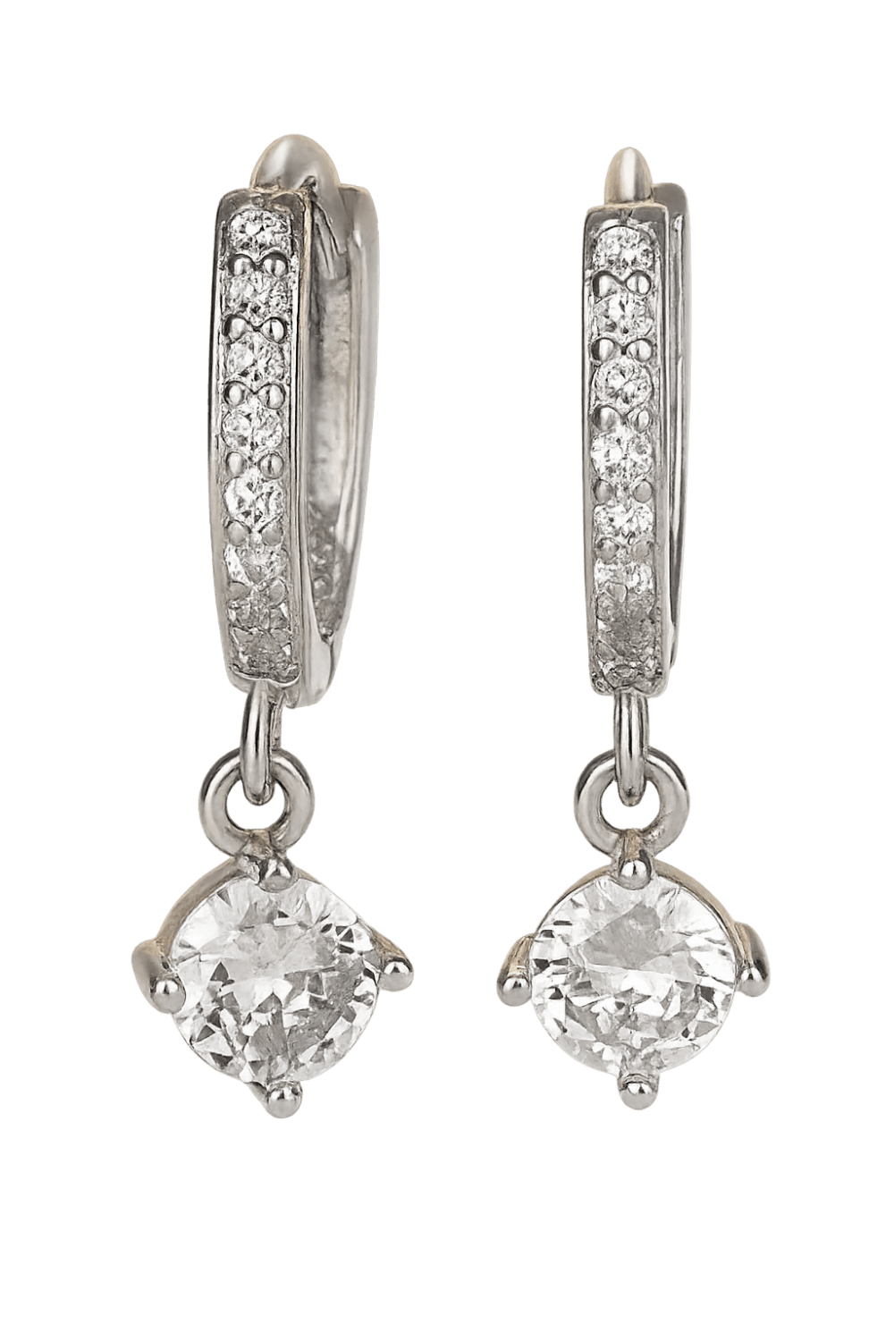 Boucle d'oreille Celeste Drops - Plaquée argent