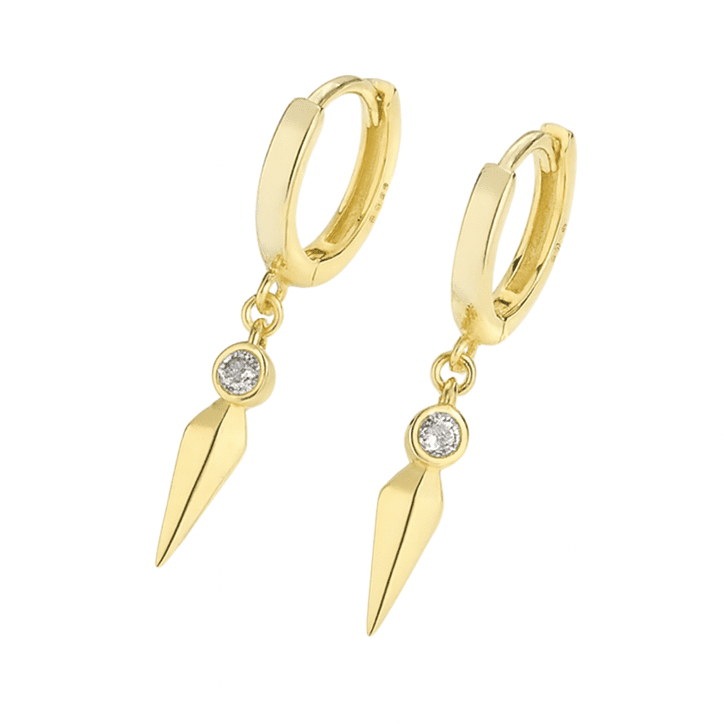 Boucles d’oreilles Aeriths - 18k Plaquées or