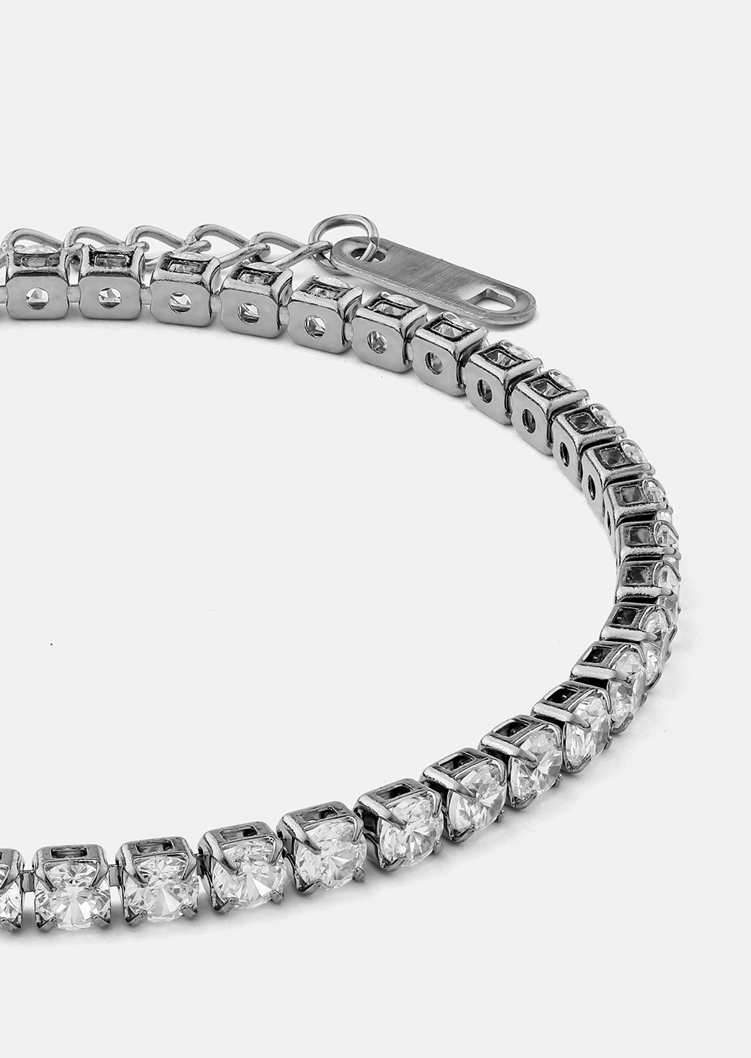 Bracelet Gloria Band 3 mm - Plaqué argent