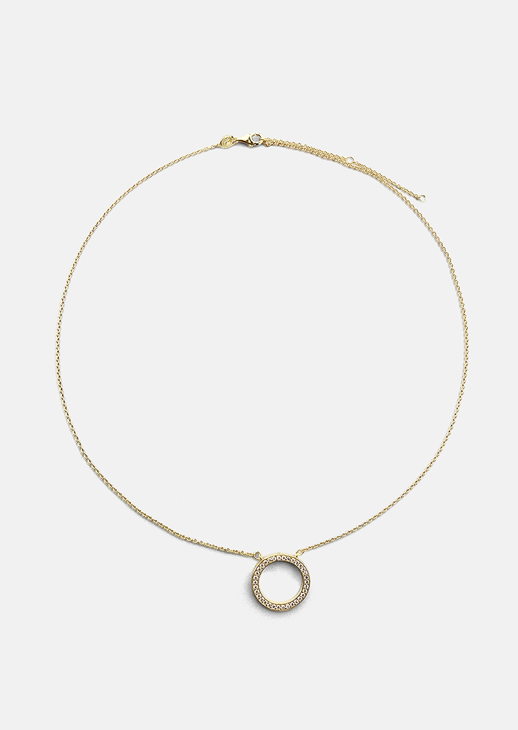 Collier Cirque Éclat - 18k Plaqué or