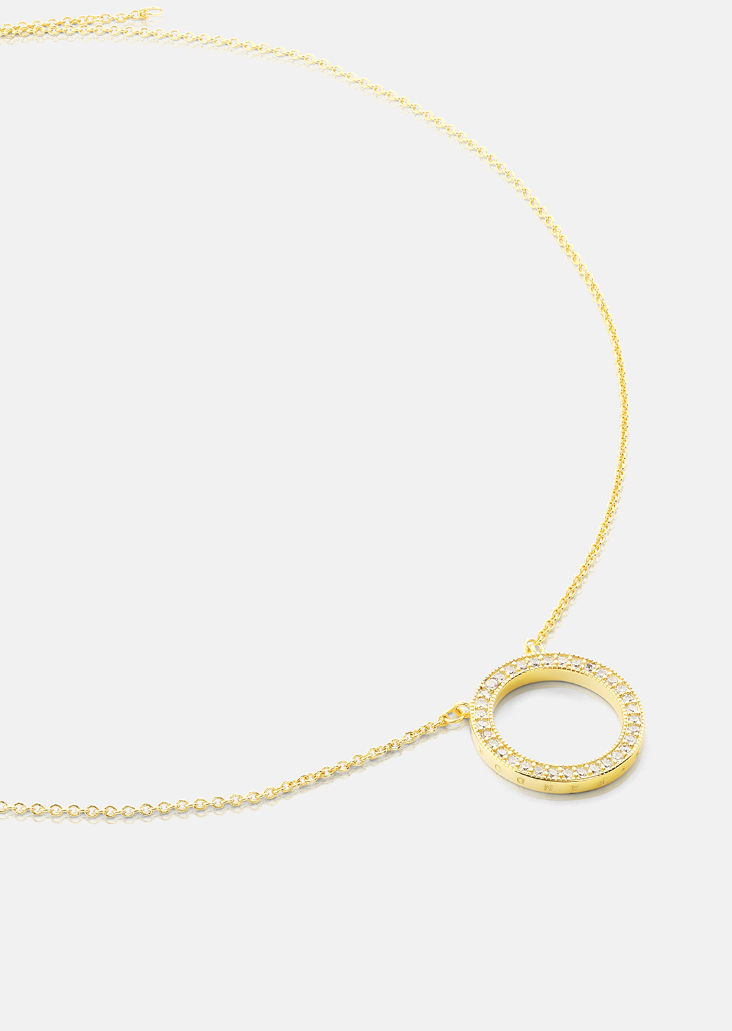 Collier Cirque Éclat - 18k Plaqué or